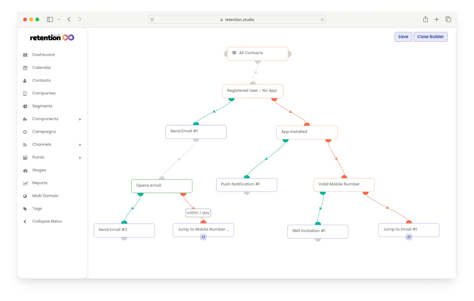 Retention.Studio multi-channel campaign builder